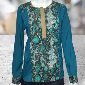 Romeo & Juliet Couture Snake Print Blouse